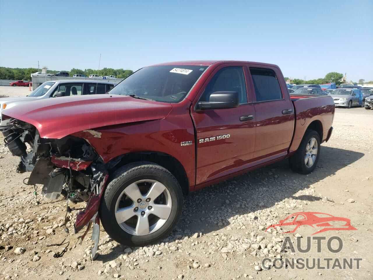 DODGE RAM 1500 2012 - 1C6RD6KT4CS224183