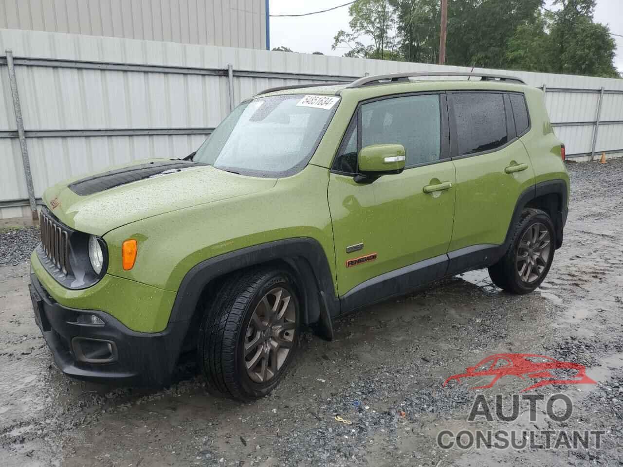 JEEP RENEGADE 2016 - ZACCJBBW9GPC91089