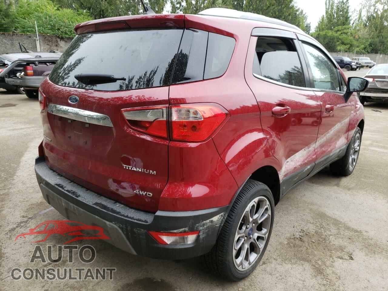 FORD ECOSPORT 2020 - MAJ6S3KL2LC385129