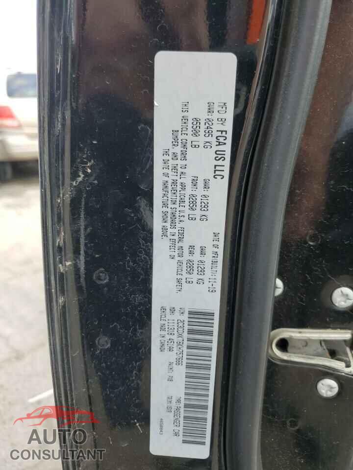 DODGE CHARGER 2019 - 2C3CDXKT6KH757666