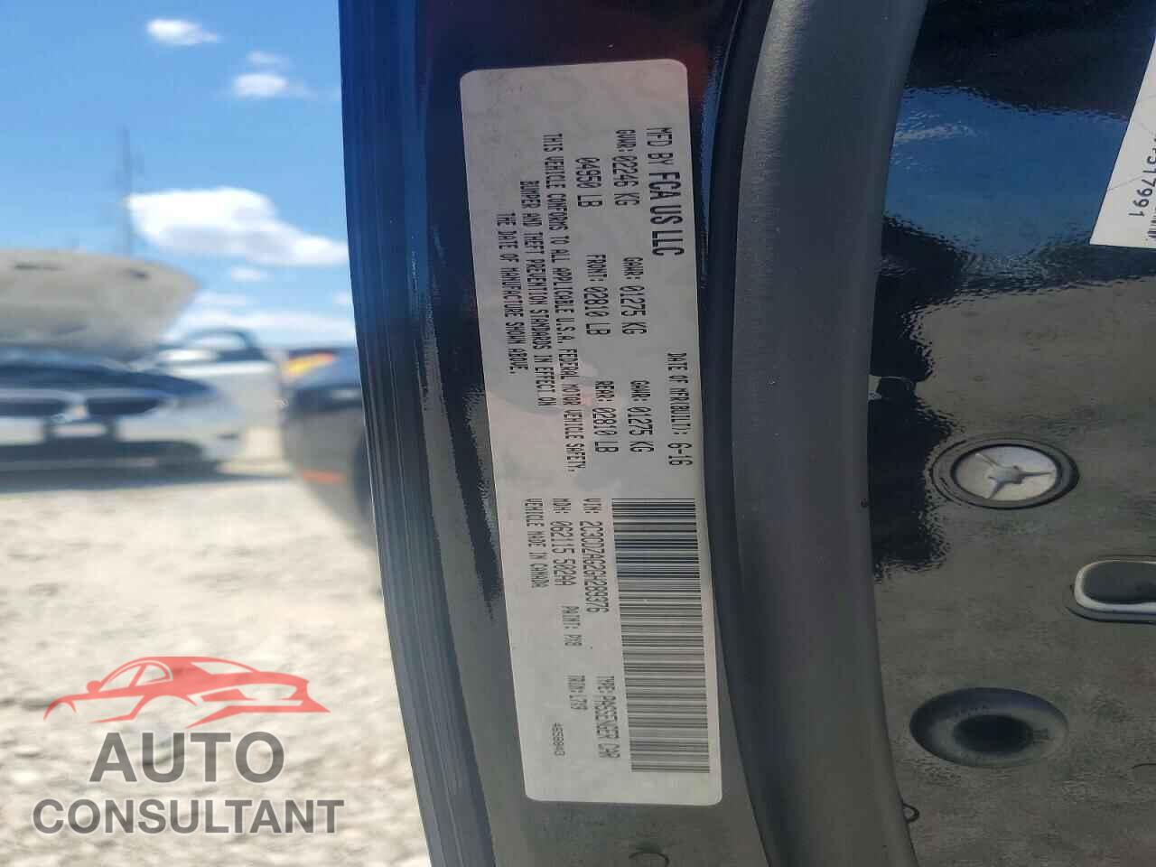 DODGE CHALLENGER 2016 - 2C3CDZAG2GH289376