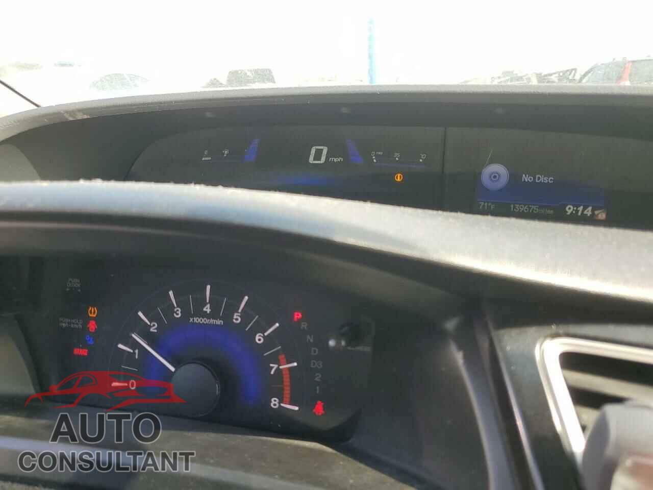 HONDA CIVIC 2013 - 19XFB2F58DE293100