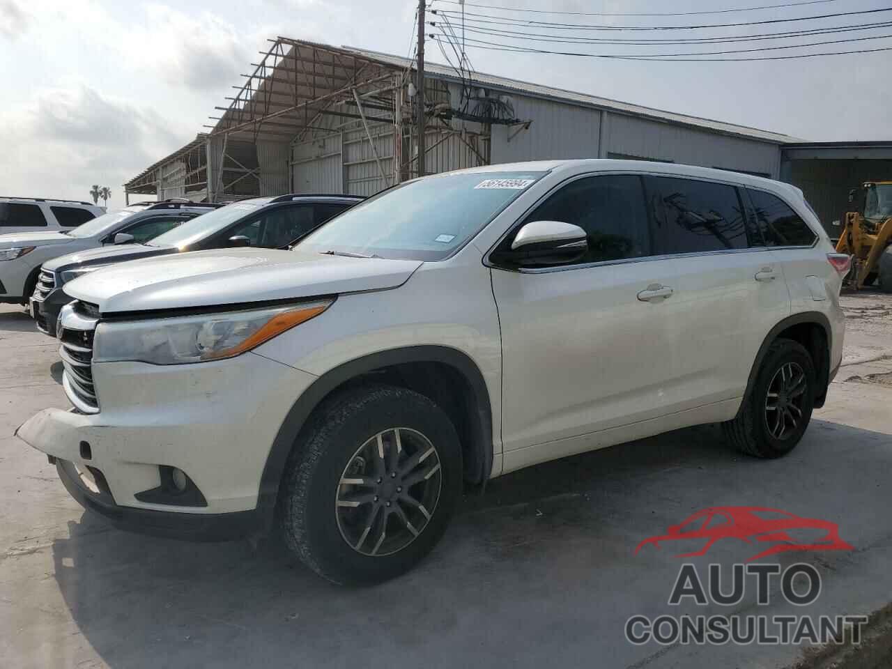 TOYOTA HIGHLANDER 2016 - 5TDZKRFH8GS185019