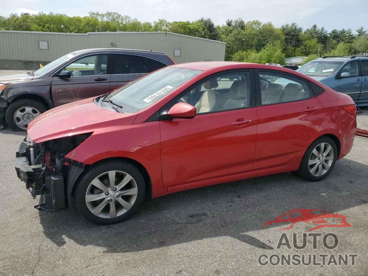 HYUNDAI ACCENT 2014 - KMHCU4AE6EU761517