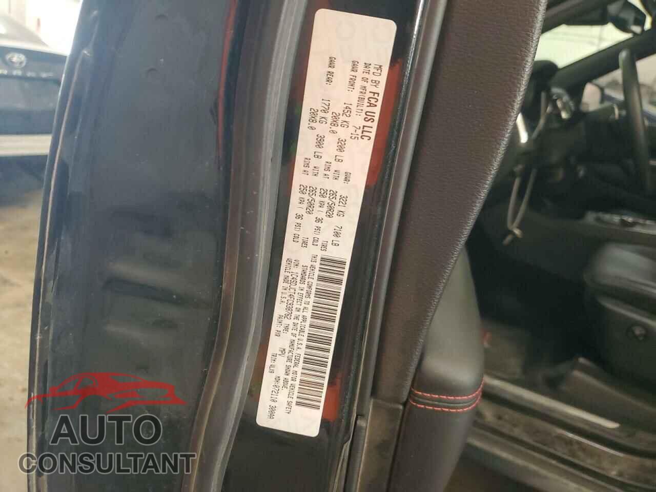 DODGE DURANGO 2015 - 1C4SDJCT4FC938762