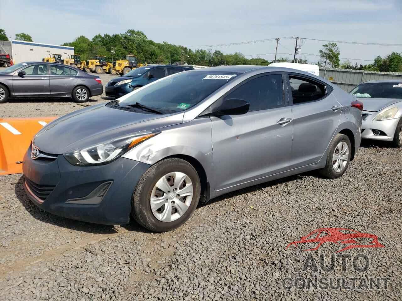 HYUNDAI ELANTRA 2016 - KMHDH4AE4GU502617