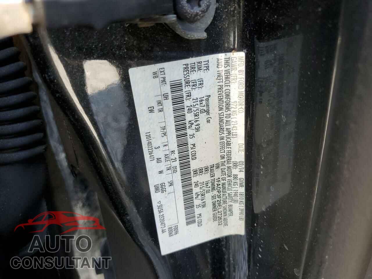 FORD FOCUS 2014 - 1FADP3F29EL272632