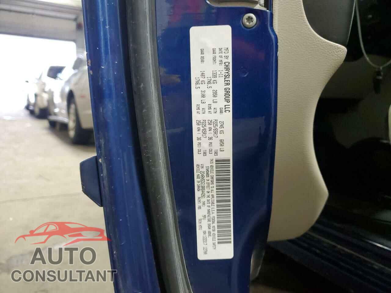 DODGE CARAVAN 2011 - 2D4RN5DG1BR644261