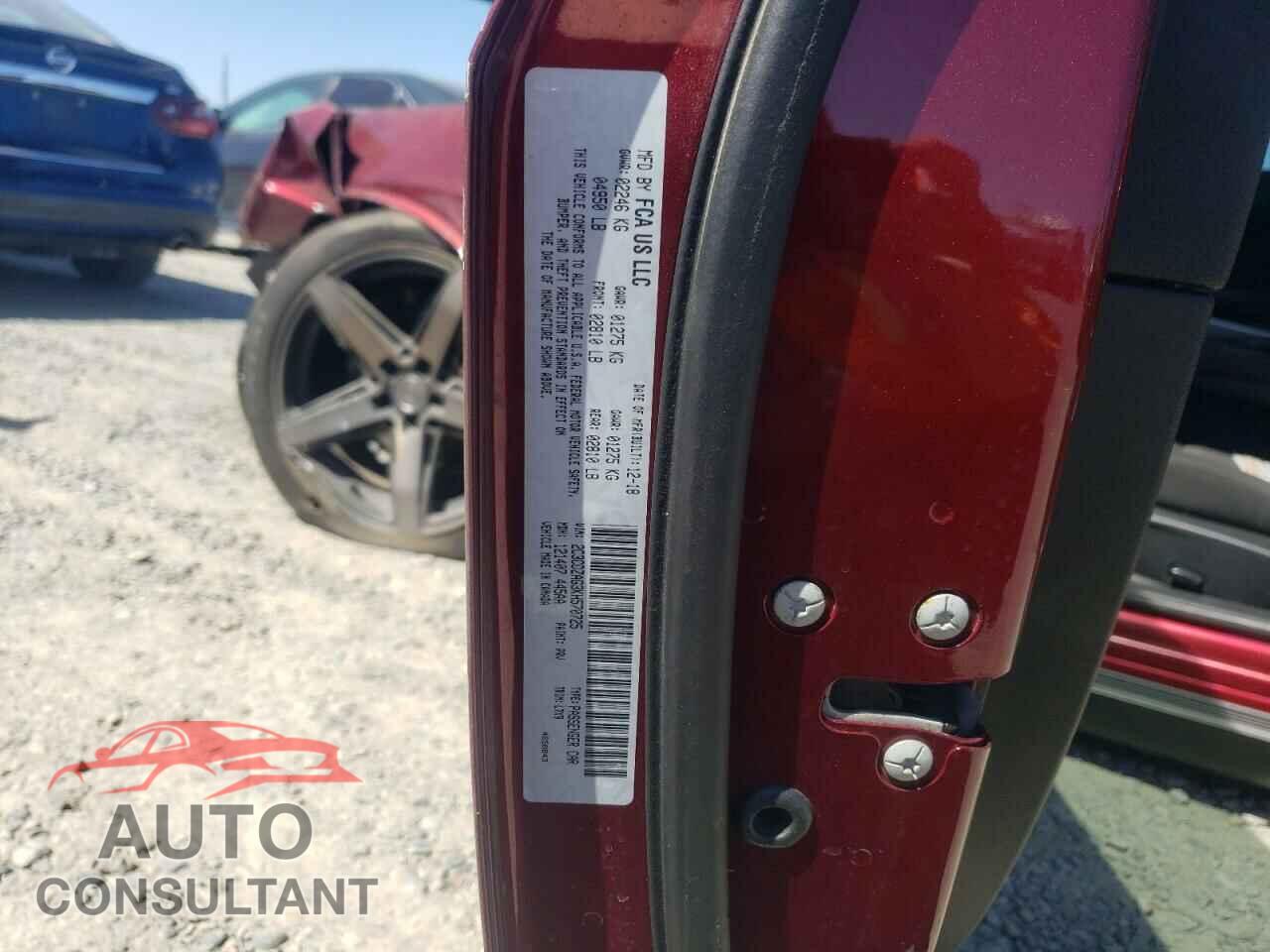 DODGE CHALLENGER 2019 - 2C3CDZAG3KH570725