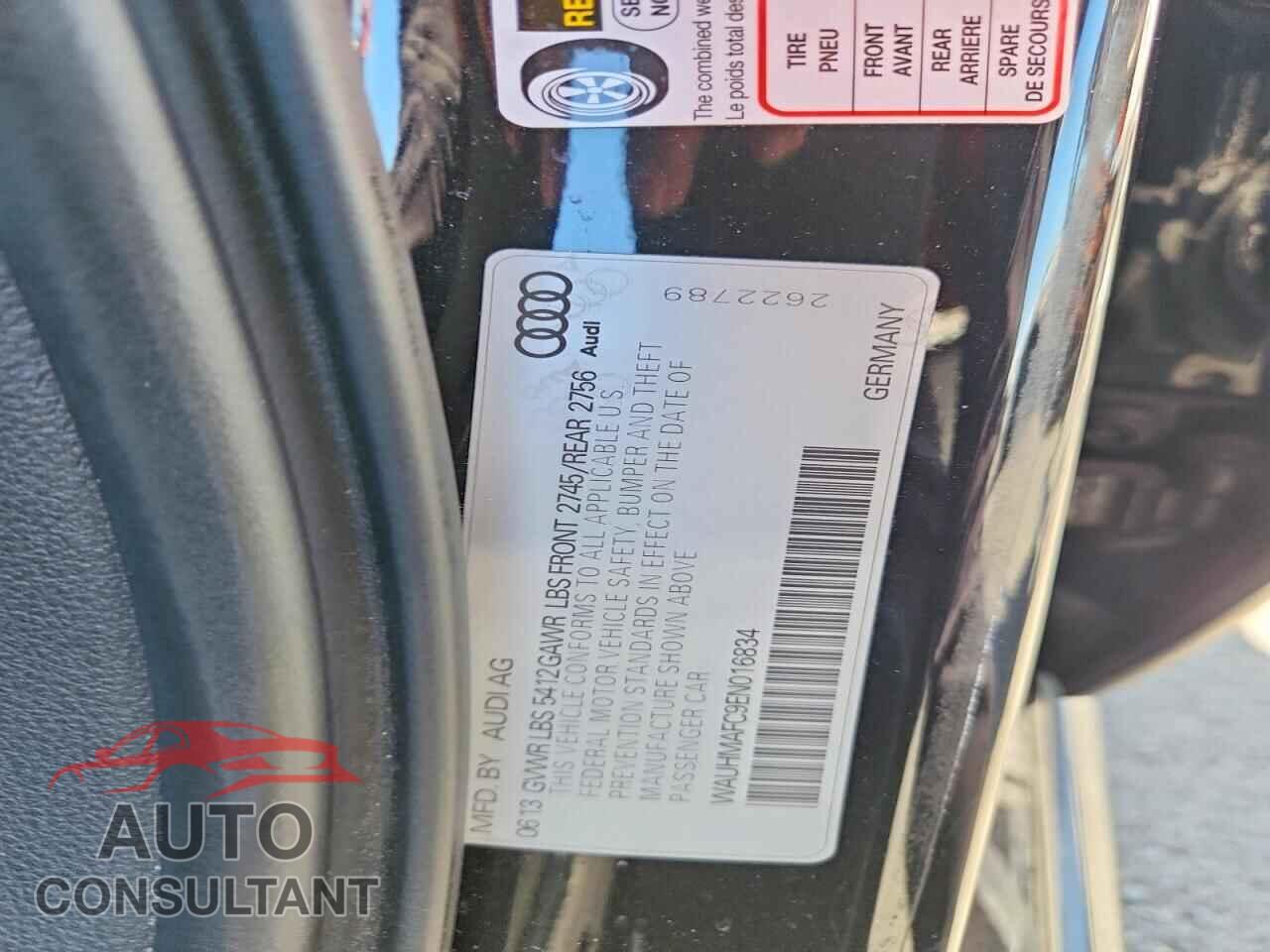 AUDI A6 2014 - WAUHMAFC9EN016834