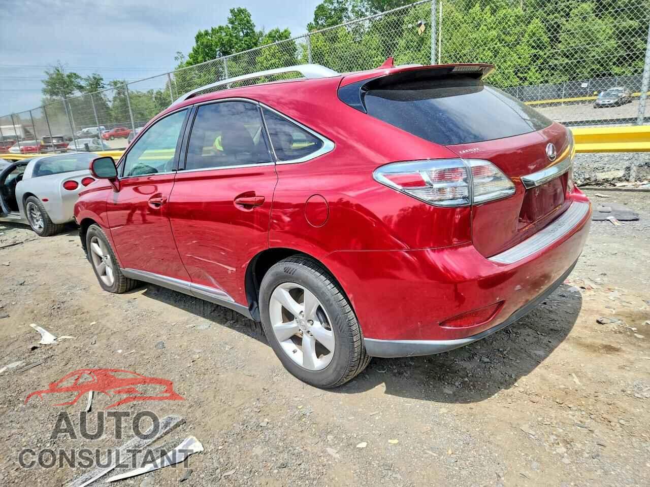 LEXUS RX350 2011 - 2T2BK1BA6BC103751