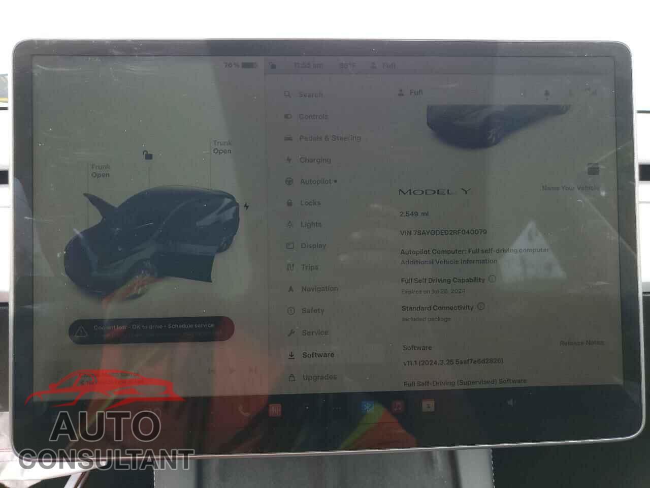 TESLA MODEL Y 2024 - 7SAYGDED2RF040079