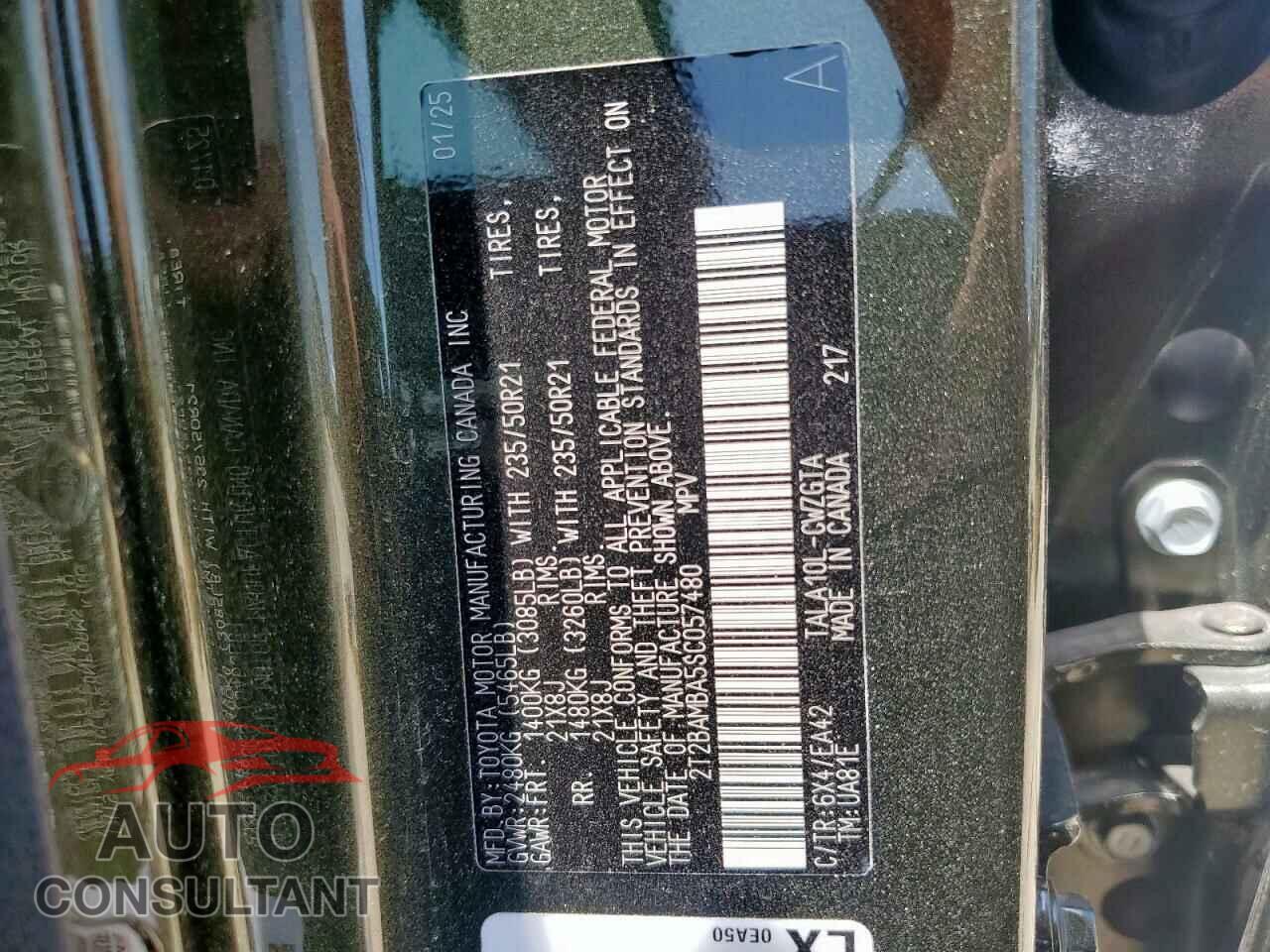 LEXUS RX350 2025 - 2T2BAMBA5SC057480