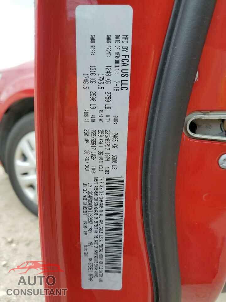 DODGE JOURNEY 2019 - 3C4PDCAB3KT852997