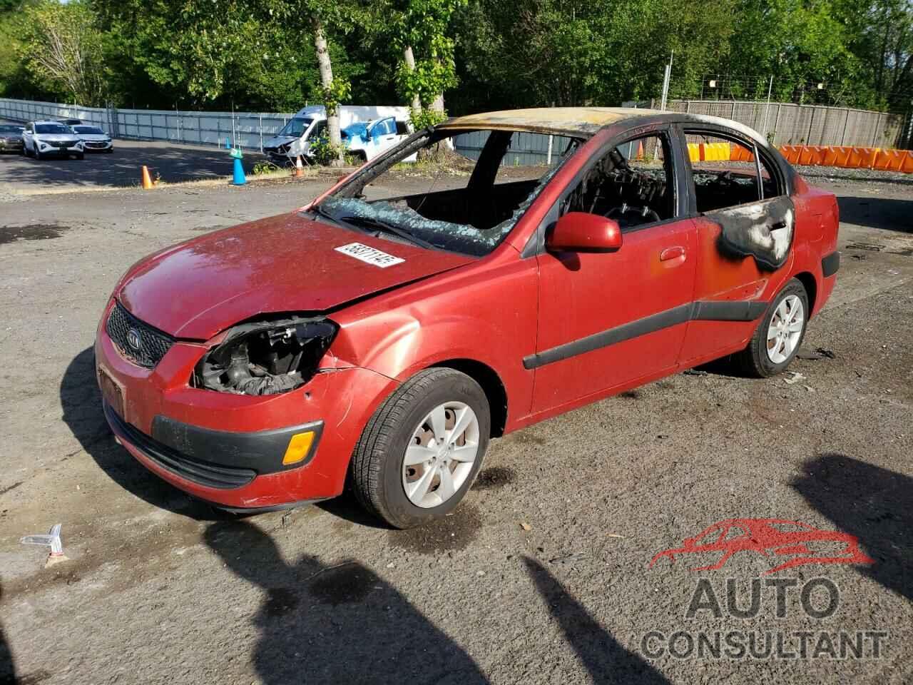 KIA RIO 2009 - KNADE223896456342