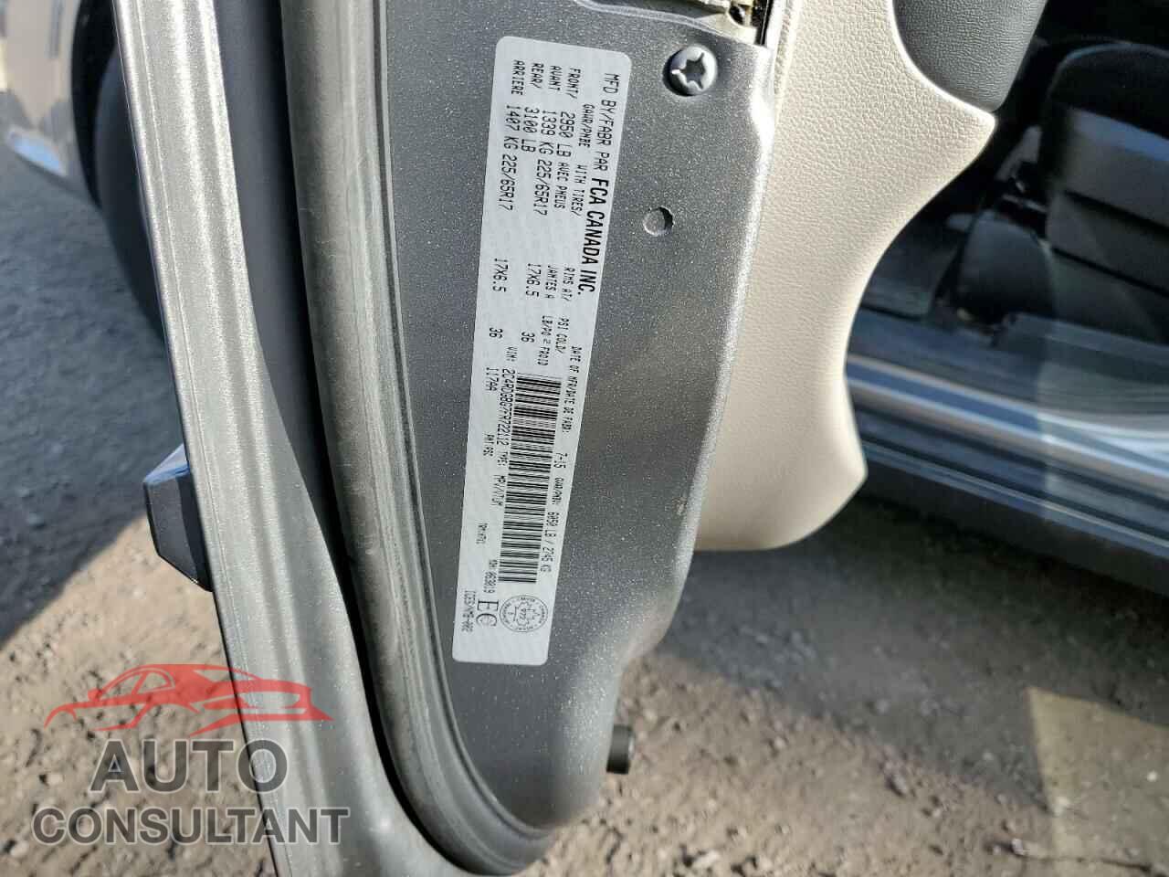 DODGE CARAVAN 2015 - 2C4RDGBG7FR722112