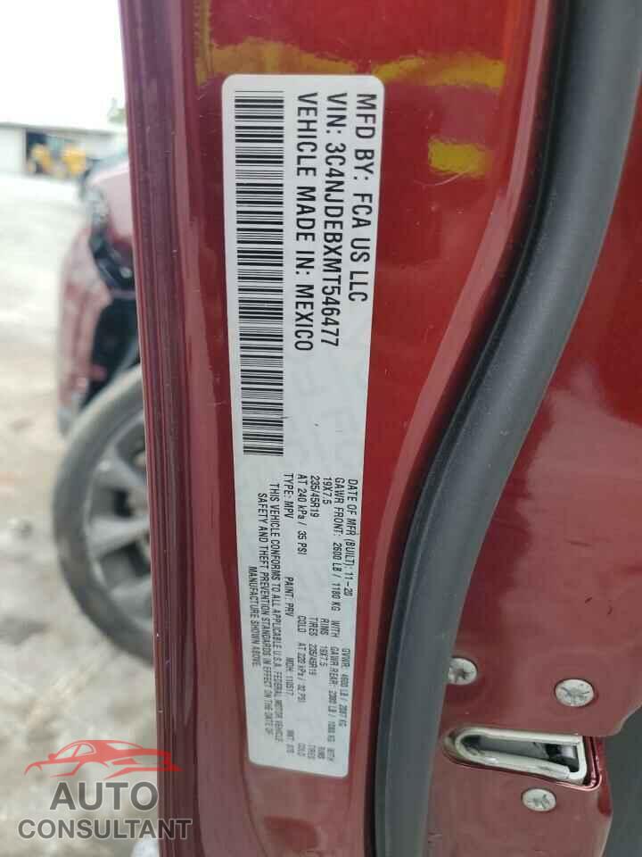 JEEP COMPASS 2021 - 3C4NJDEBXMT546477