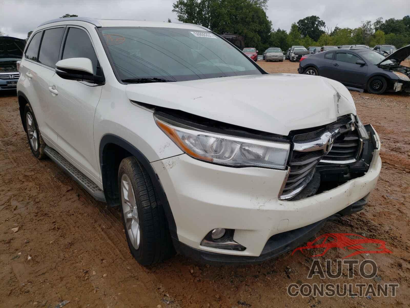 TOYOTA HIGHLANDER 2016 - 5TDDKRFHXGS336081