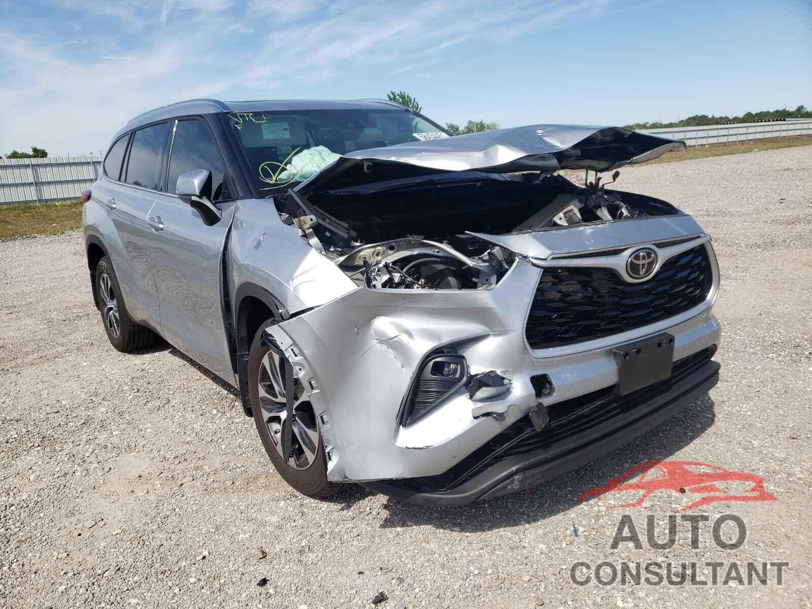 TOYOTA HIGHLANDER 2021 - 5TDGZRAH2MS046218