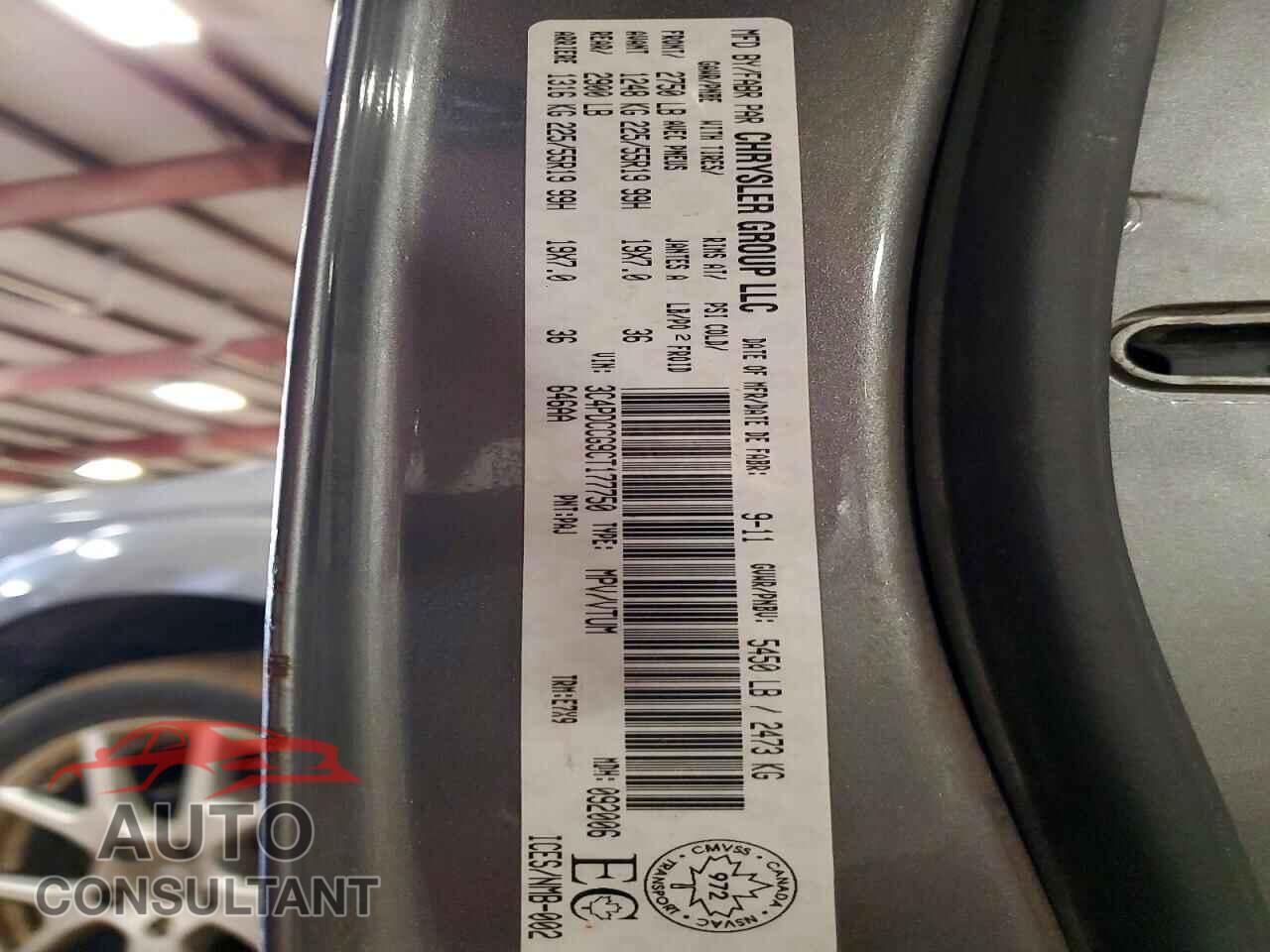 DODGE JOURNEY 2012 - 3C4PDCCG9CT177750