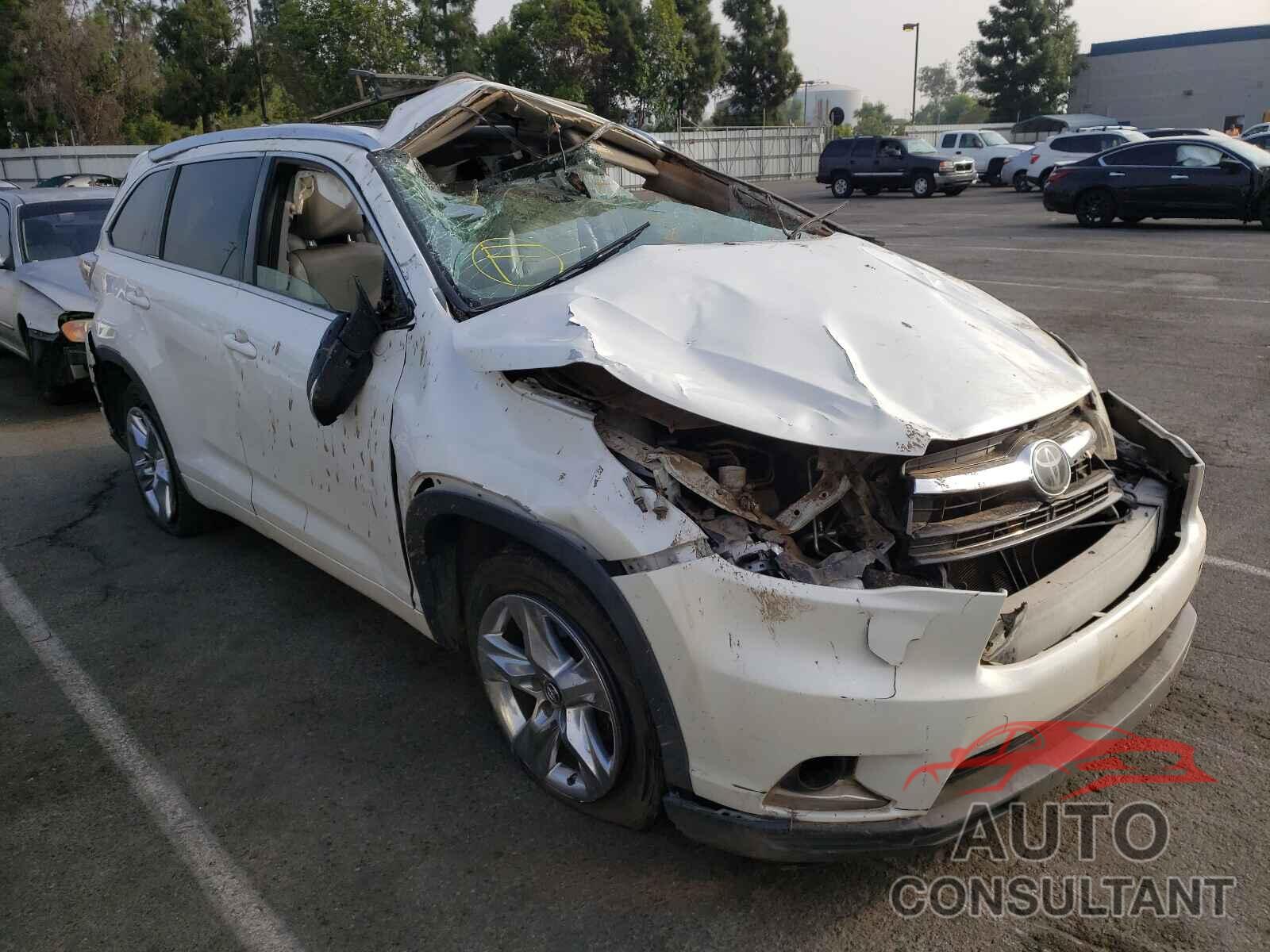 TOYOTA HIGHLANDER 2016 - 5TDYKRFH3GS179513