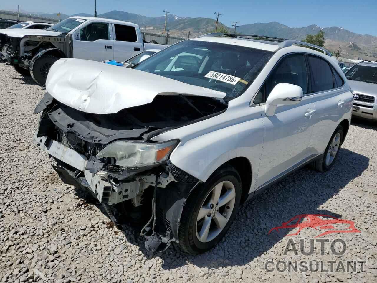 LEXUS RX350 2012 - 2T2BK1BA4CC124776