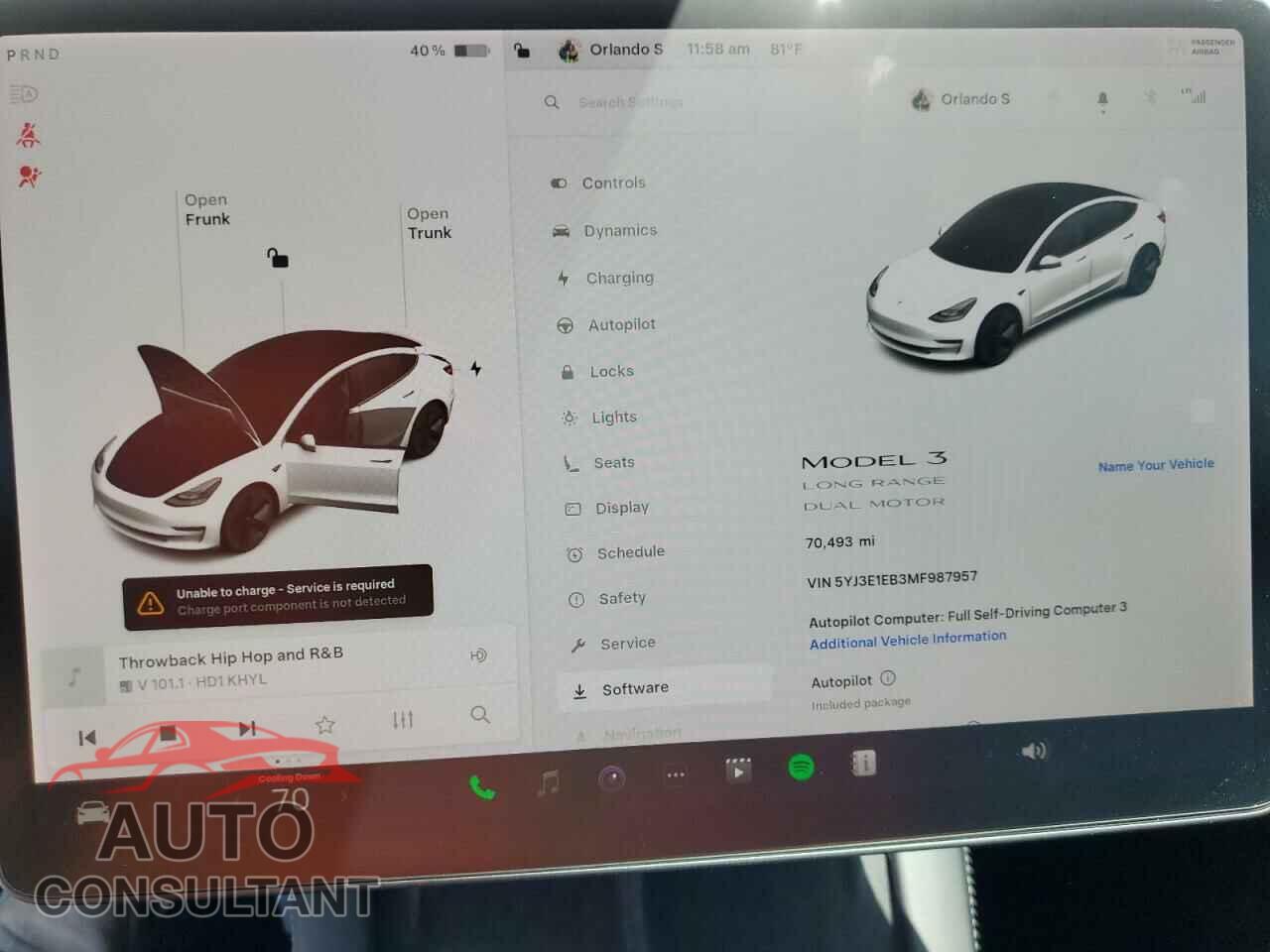 TESLA MODEL 3 2021 - 5YJ3E1EB3MF987957