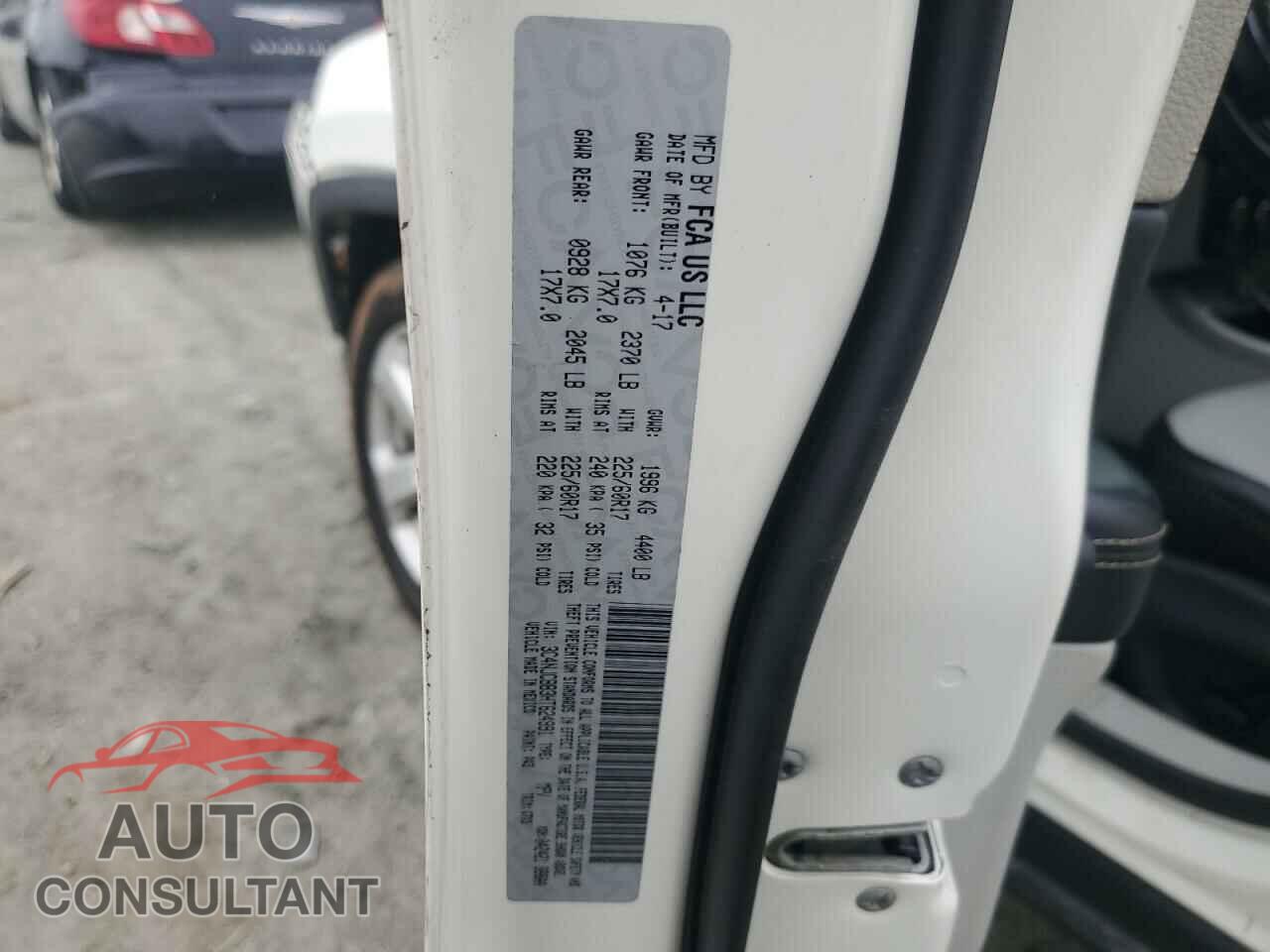 JEEP COMPASS 2017 - 3C4NJCBB3HT624991