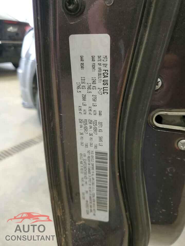 DODGE JOURNEY 2017 - 3C4PDCAB7HT601425