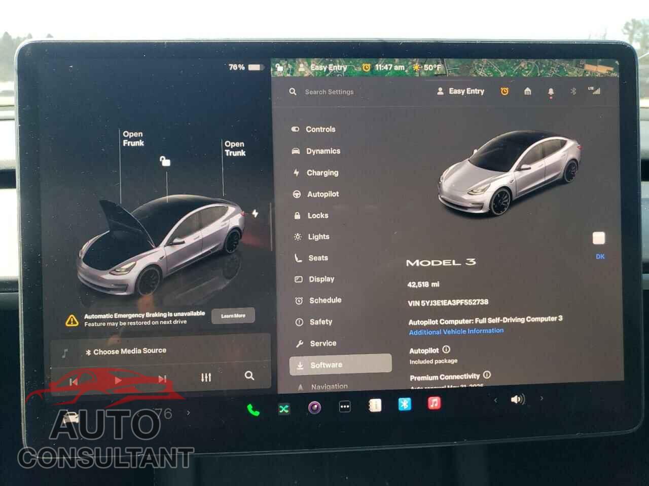 TESLA MODEL 3 2023 - 5YJ3E1EA3PF552738