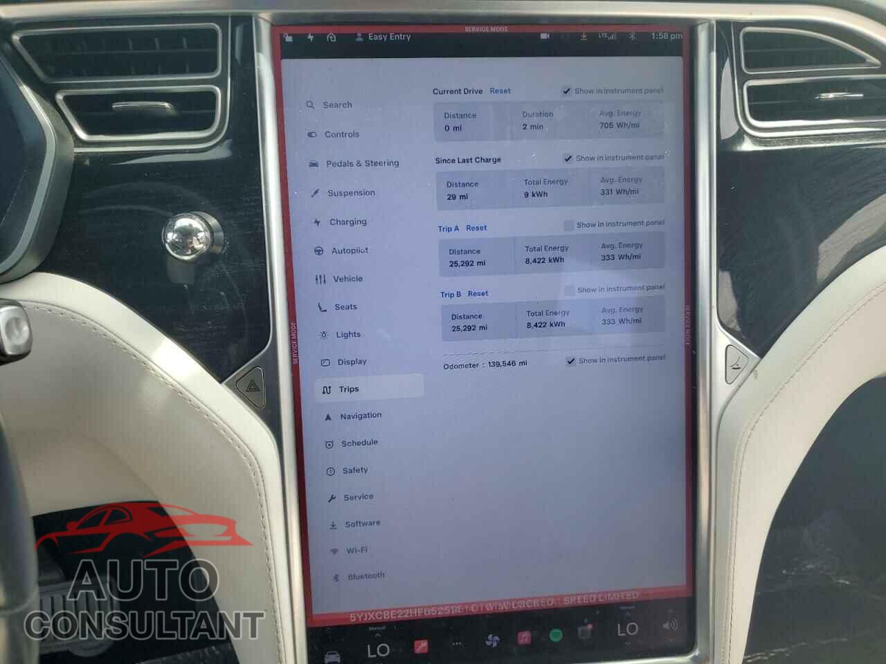 TESLA MODEL X 2017 - 5YJXCBE22HF052514