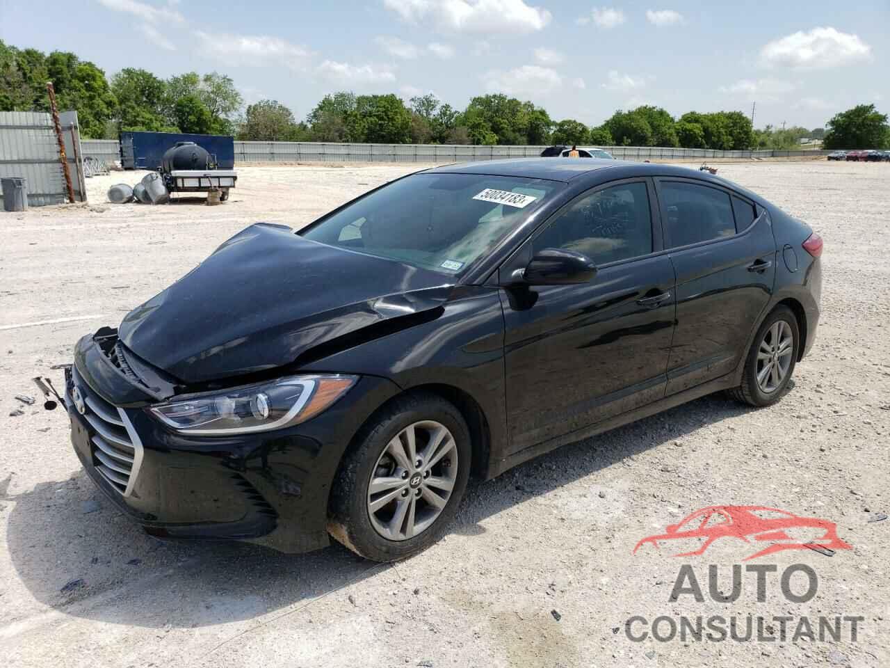 HYUNDAI ELANTRA 2018 - KMHD84LF9JU449443