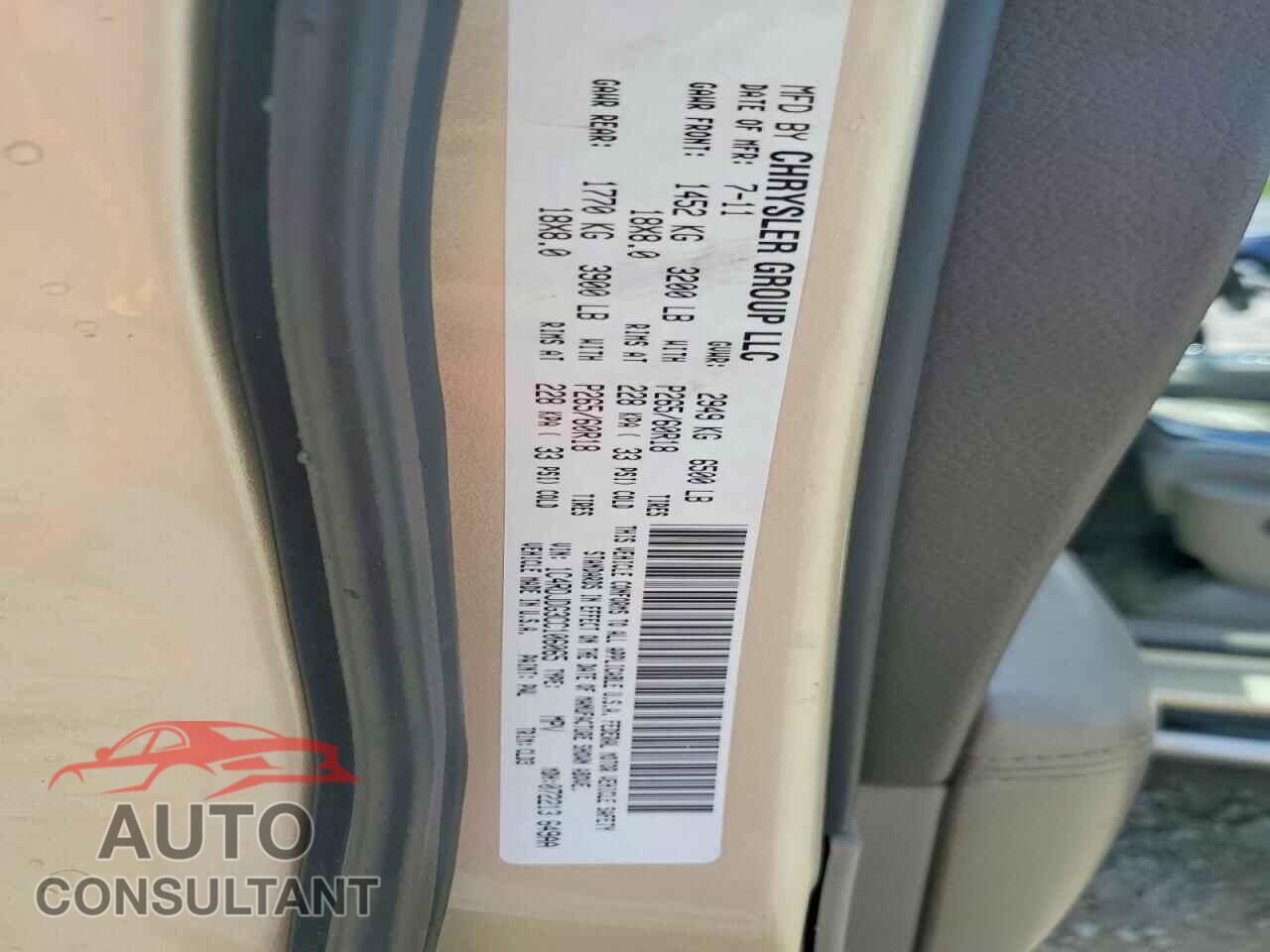 DODGE DURANGO 2012 - 1C4RDJDG3CC106065