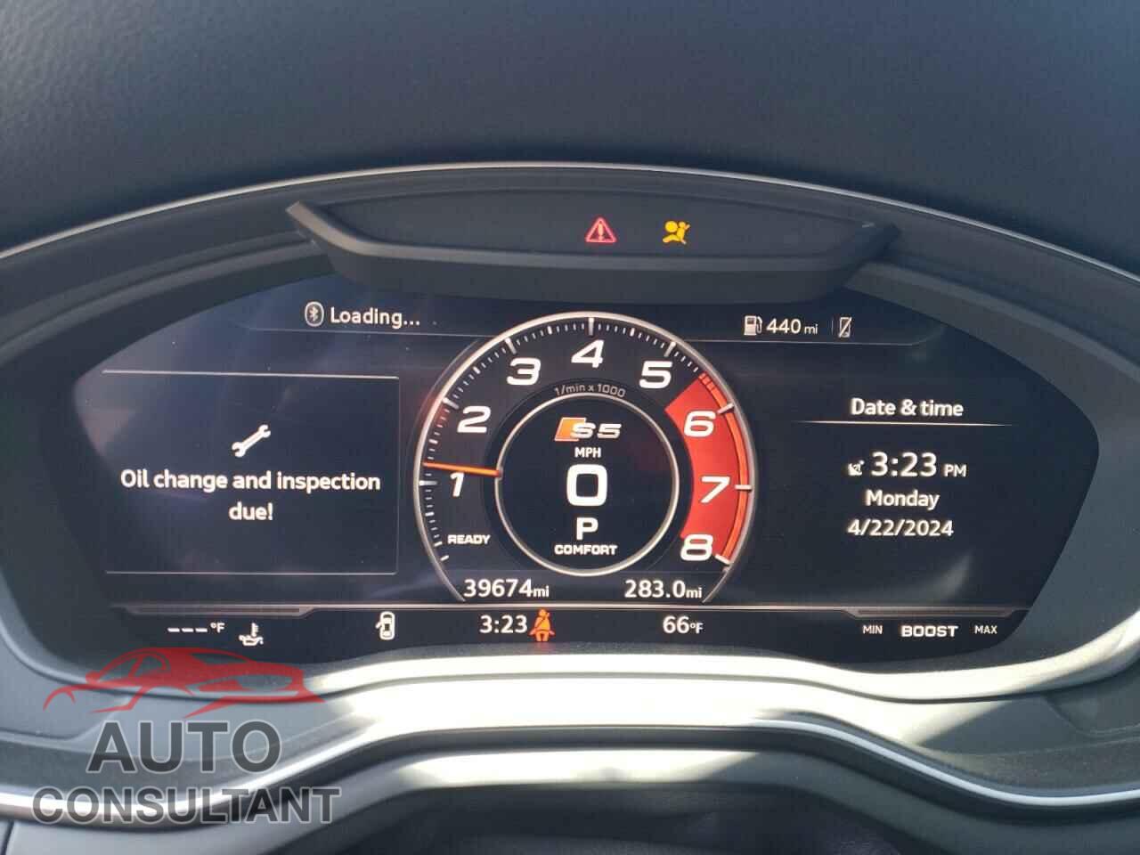 AUDI S5/RS5 2018 - WAUB4DF53JA114400