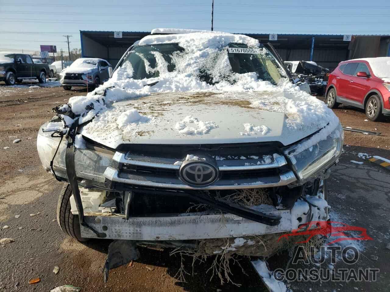 TOYOTA HIGHLANDER 2017 - 5TDDZRFH3HS386463