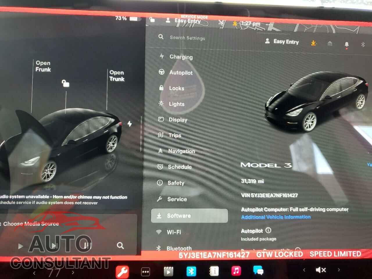 TESLA MODEL 3 2022 - 5YJ3E1EA7NF161427