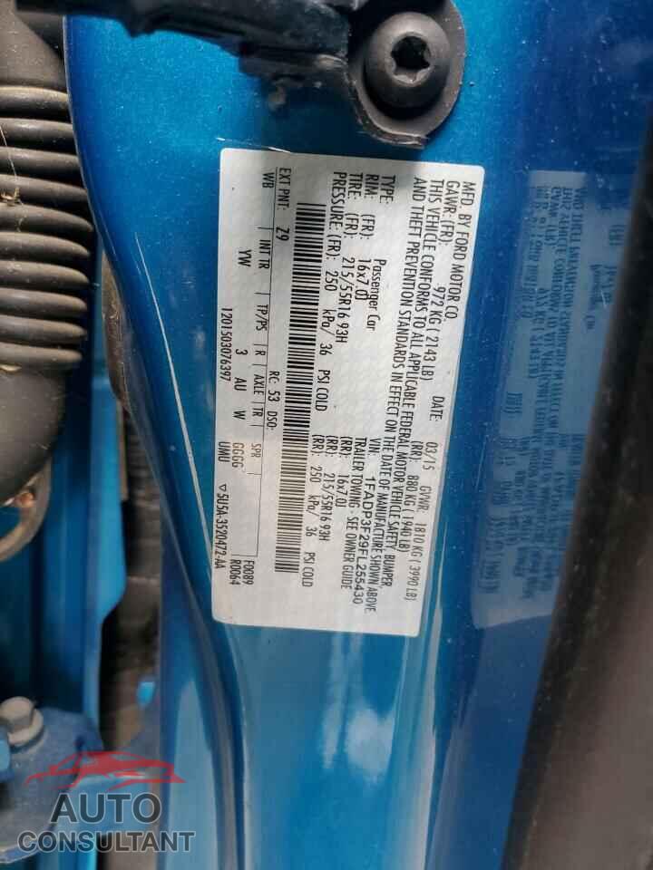 FORD FOCUS 2015 - 1FADP3F29FL255430