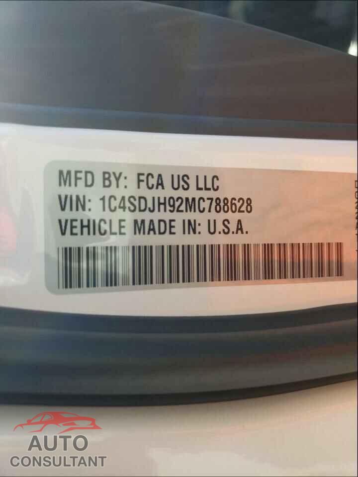DODGE DURANGO 2021 - 1C4SDJH92MC788628