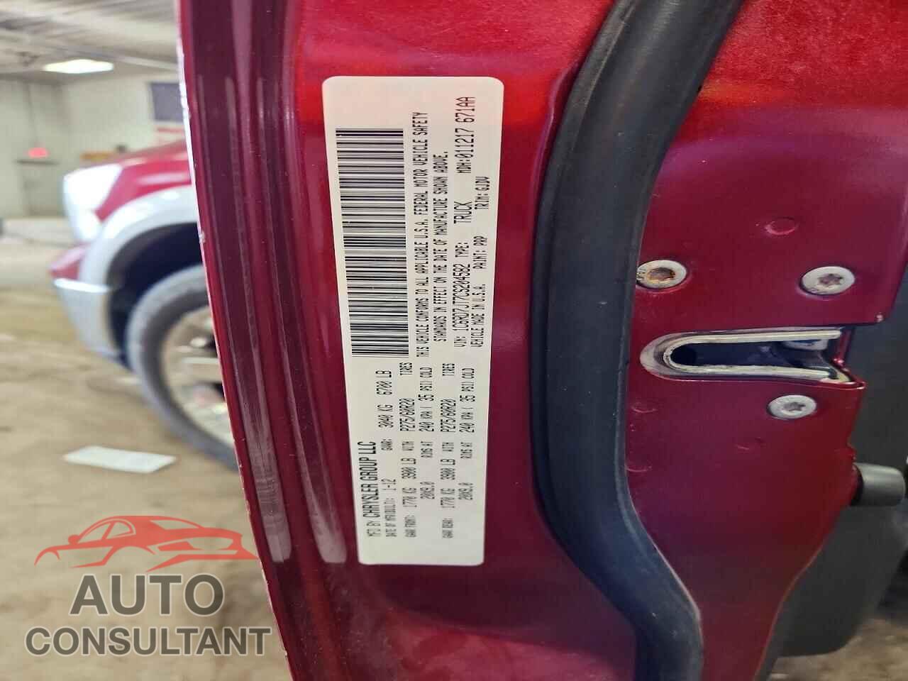 DODGE RAM 1500 2012 - 1C6RD7JT7CS204582