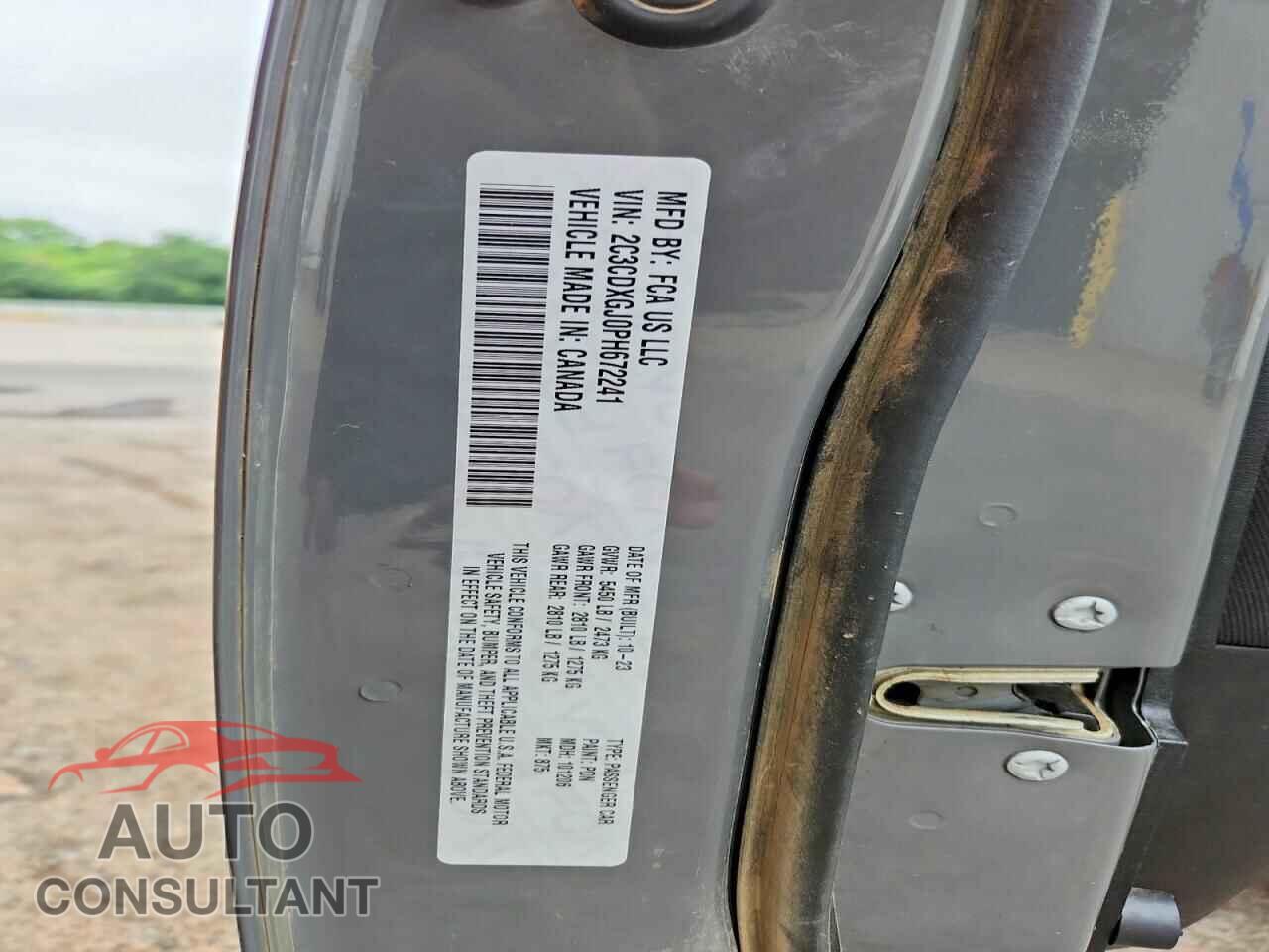 DODGE CHARGER 2023 - 2C3CDXGJ0PH672241