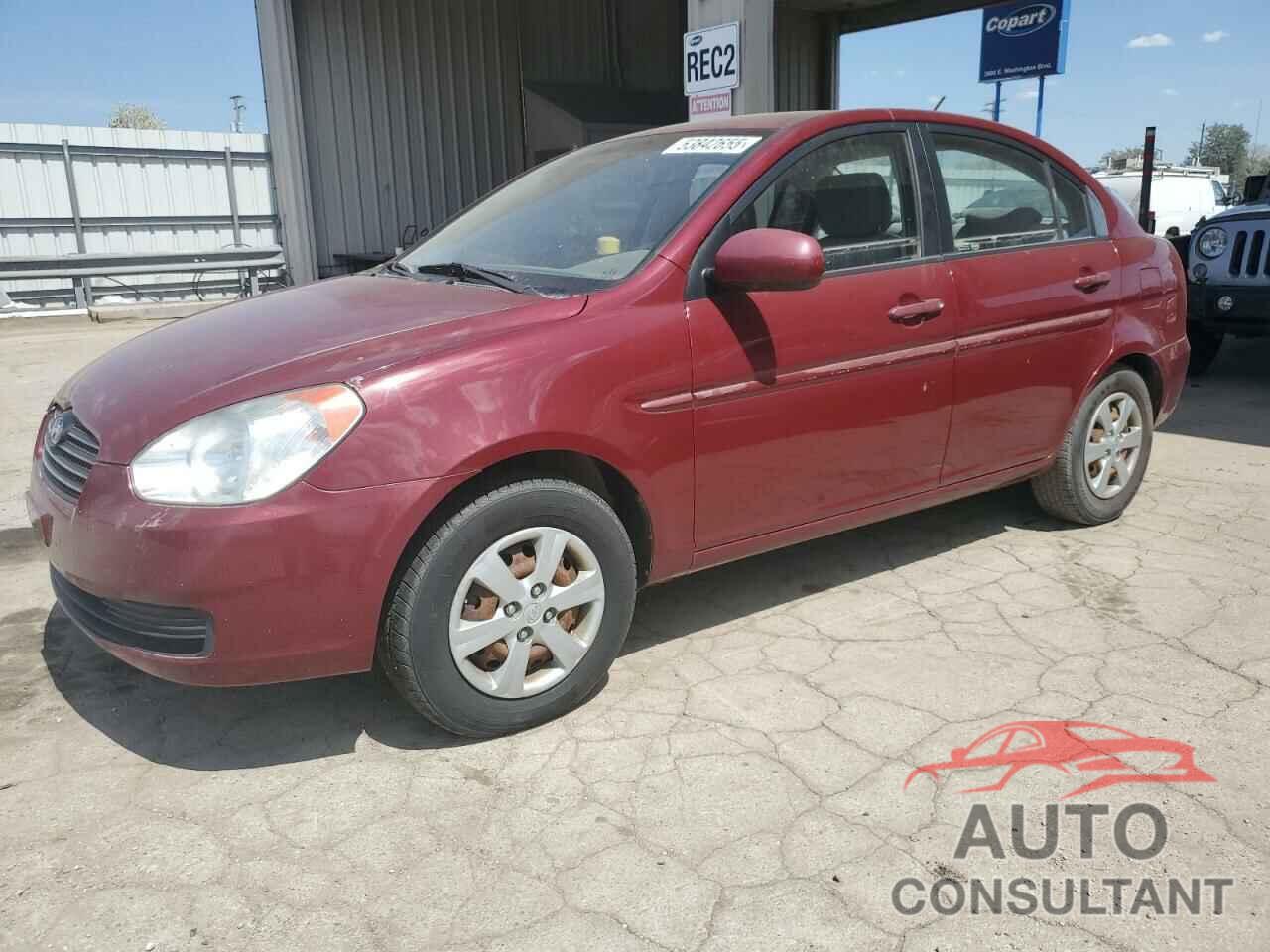 HYUNDAI ACCENT 2010 - KMHCN4AC0AU489696