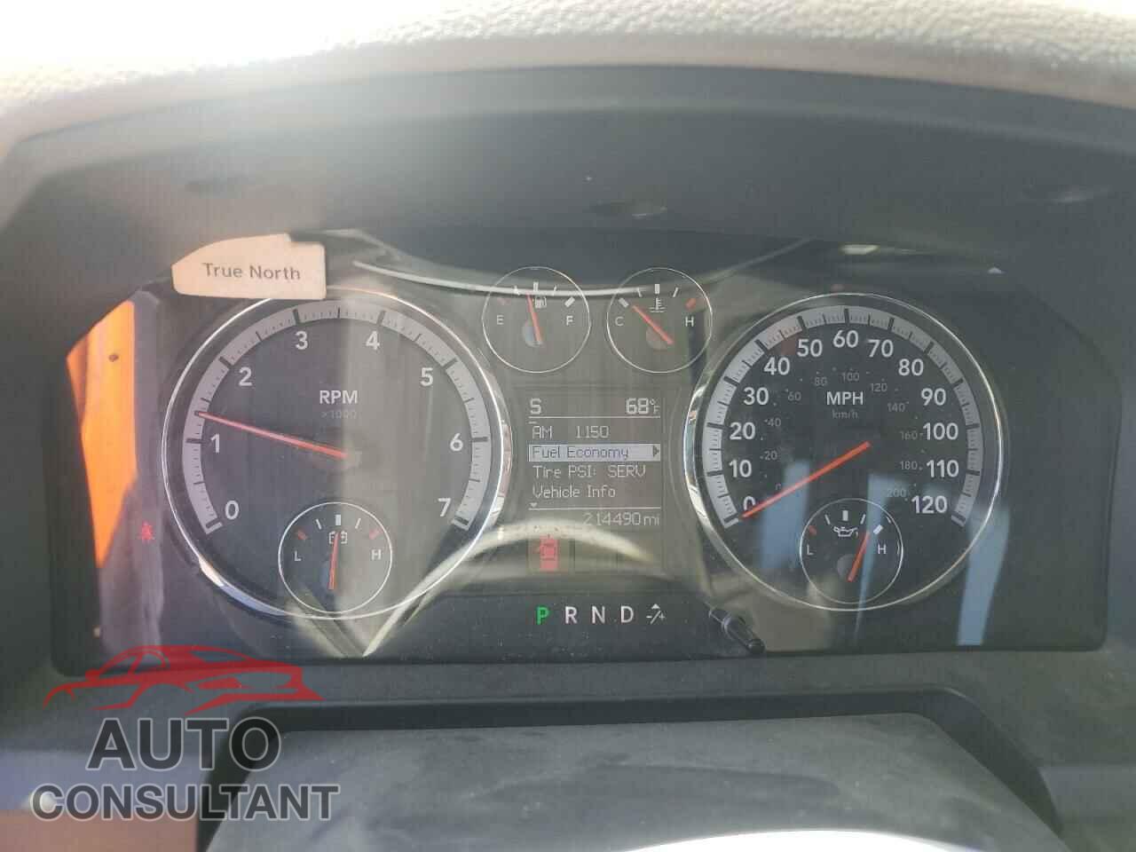 DODGE RAM 1500 2012 - 1C6RD6LT2CS247072