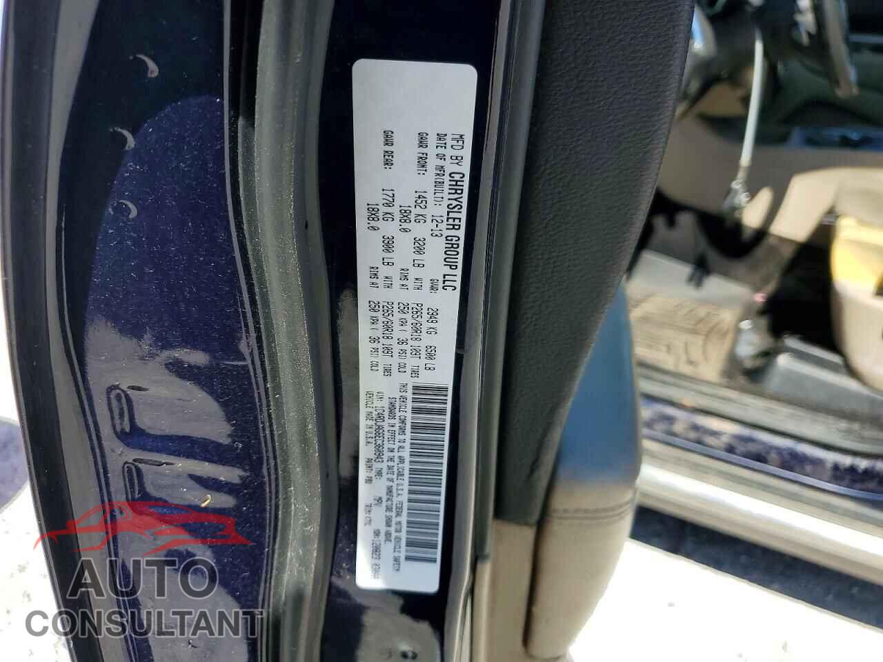 DODGE DURANGO 2014 - 1C4RDJAG6EC360943