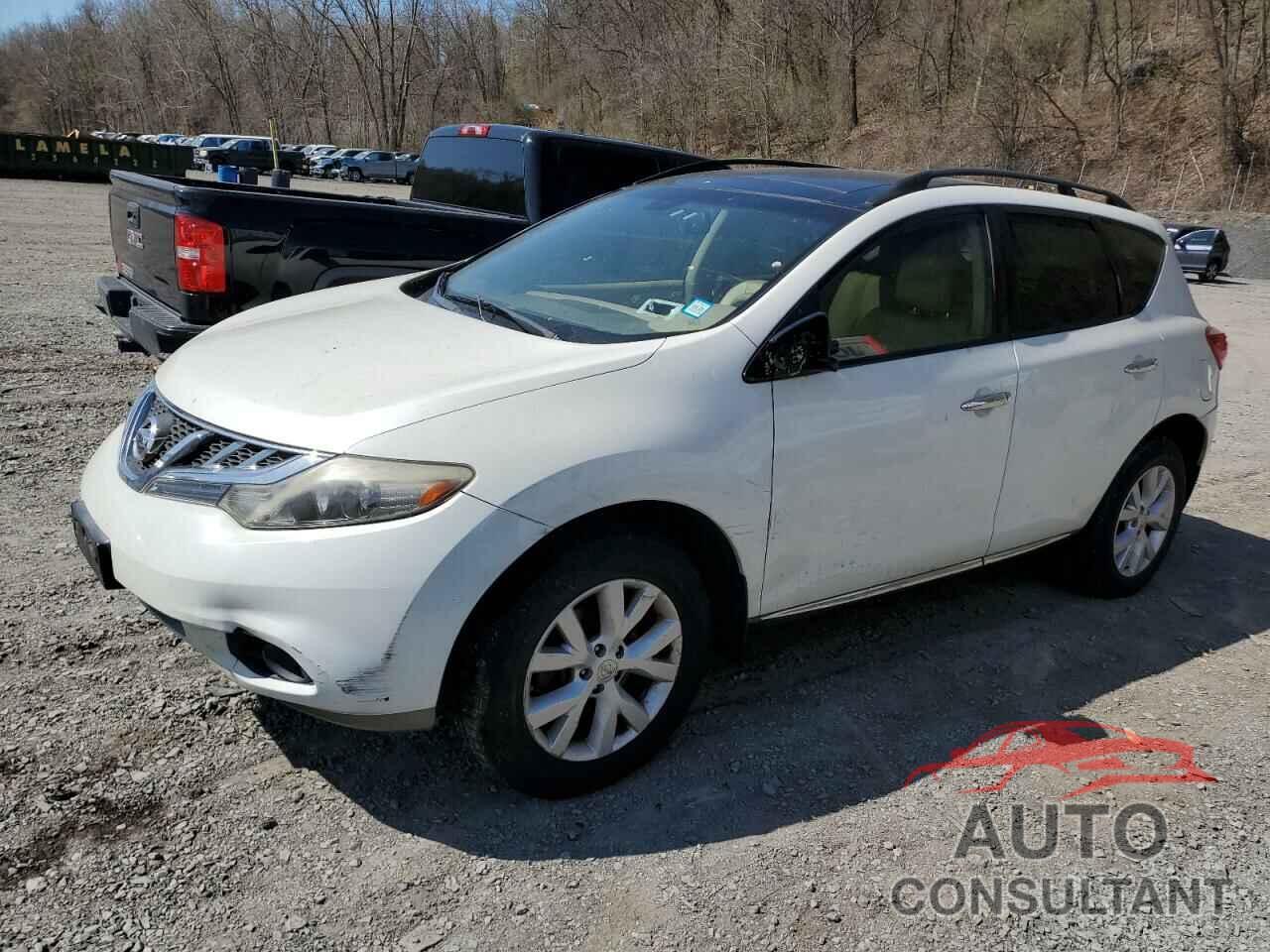 NISSAN MURANO 2012 - JN8AZ1MWXCW235414