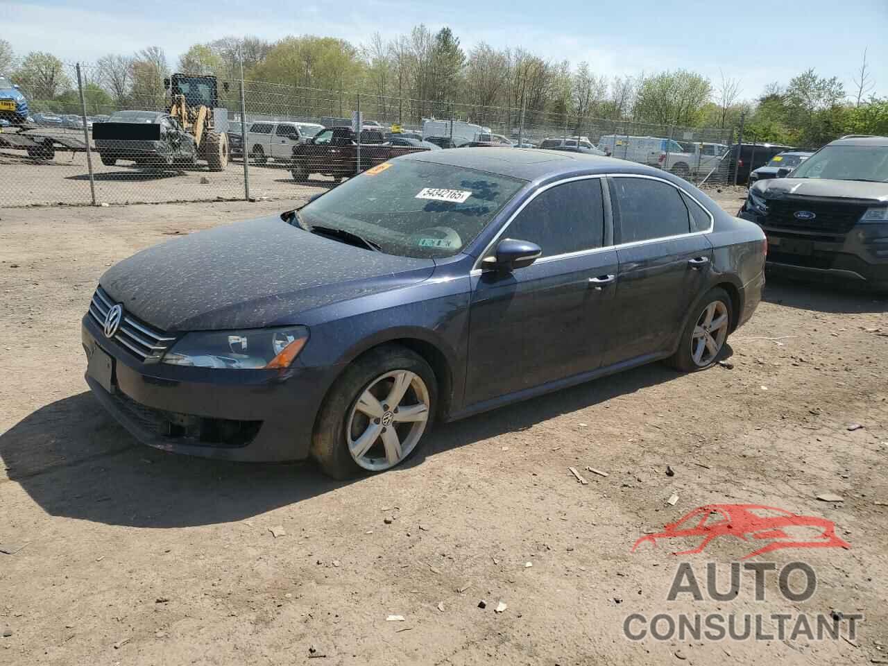 VOLKSWAGEN PASSAT 2012 - 1VWBP7A34CC089206
