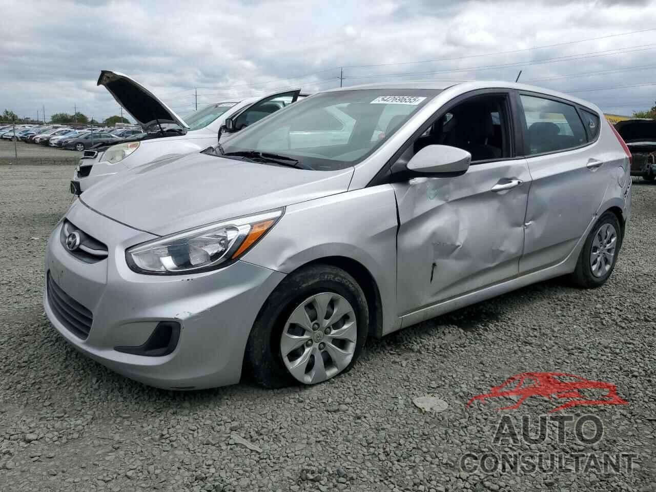 HYUNDAI ACCENT 2017 - KMHCT5AE8HU344834