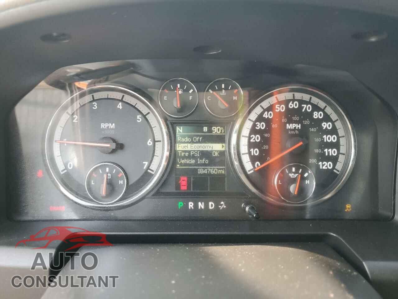 DODGE RAM 1500 2012 - 1C6RD7LT4CS140157