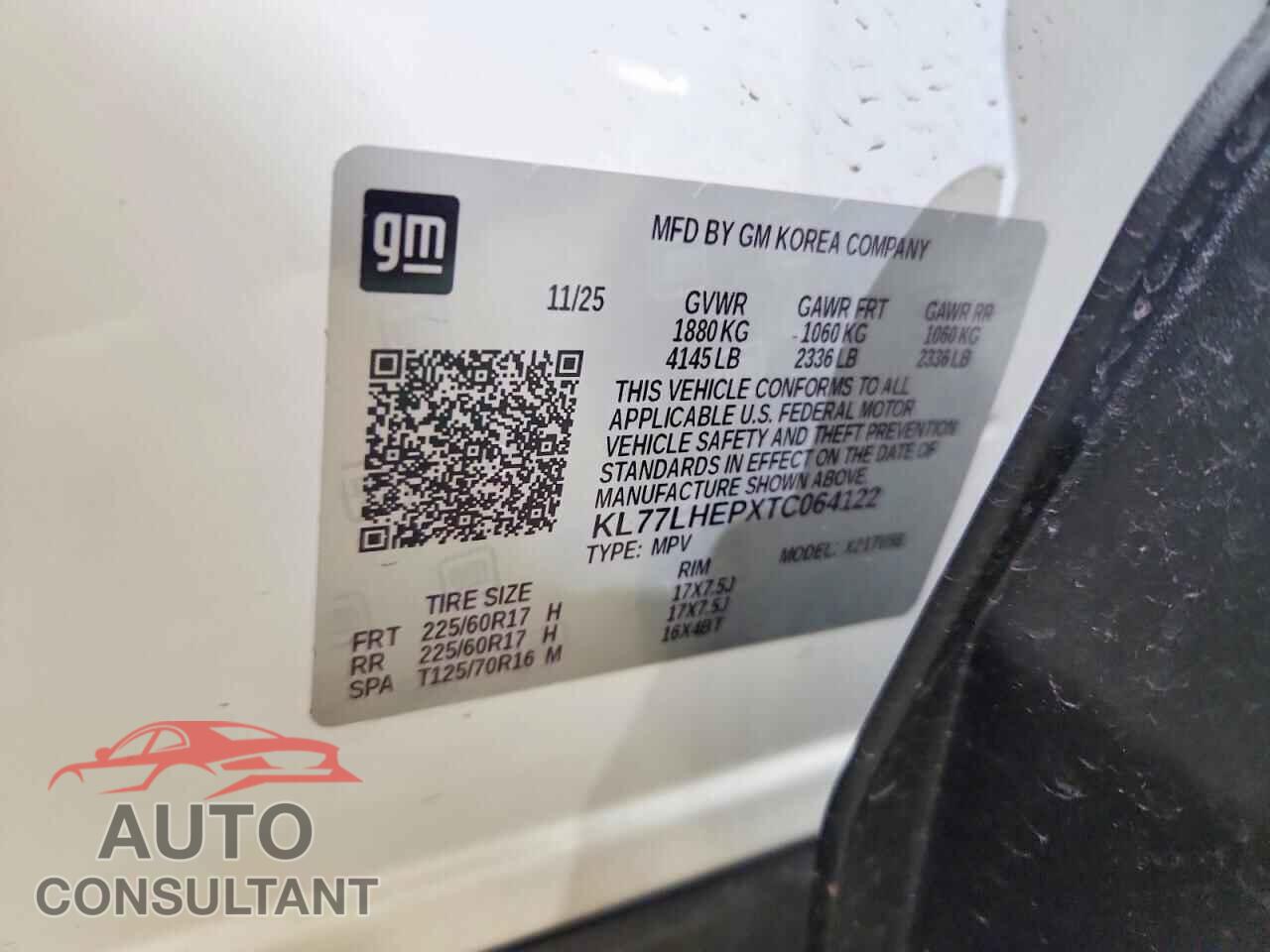 CHEVROLET TRAX 2026 - KL77LHEPXTC064122