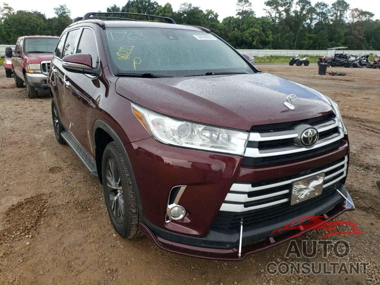 TOYOTA HIGHLANDER 2019 - 5TDZZRFH9KS352315