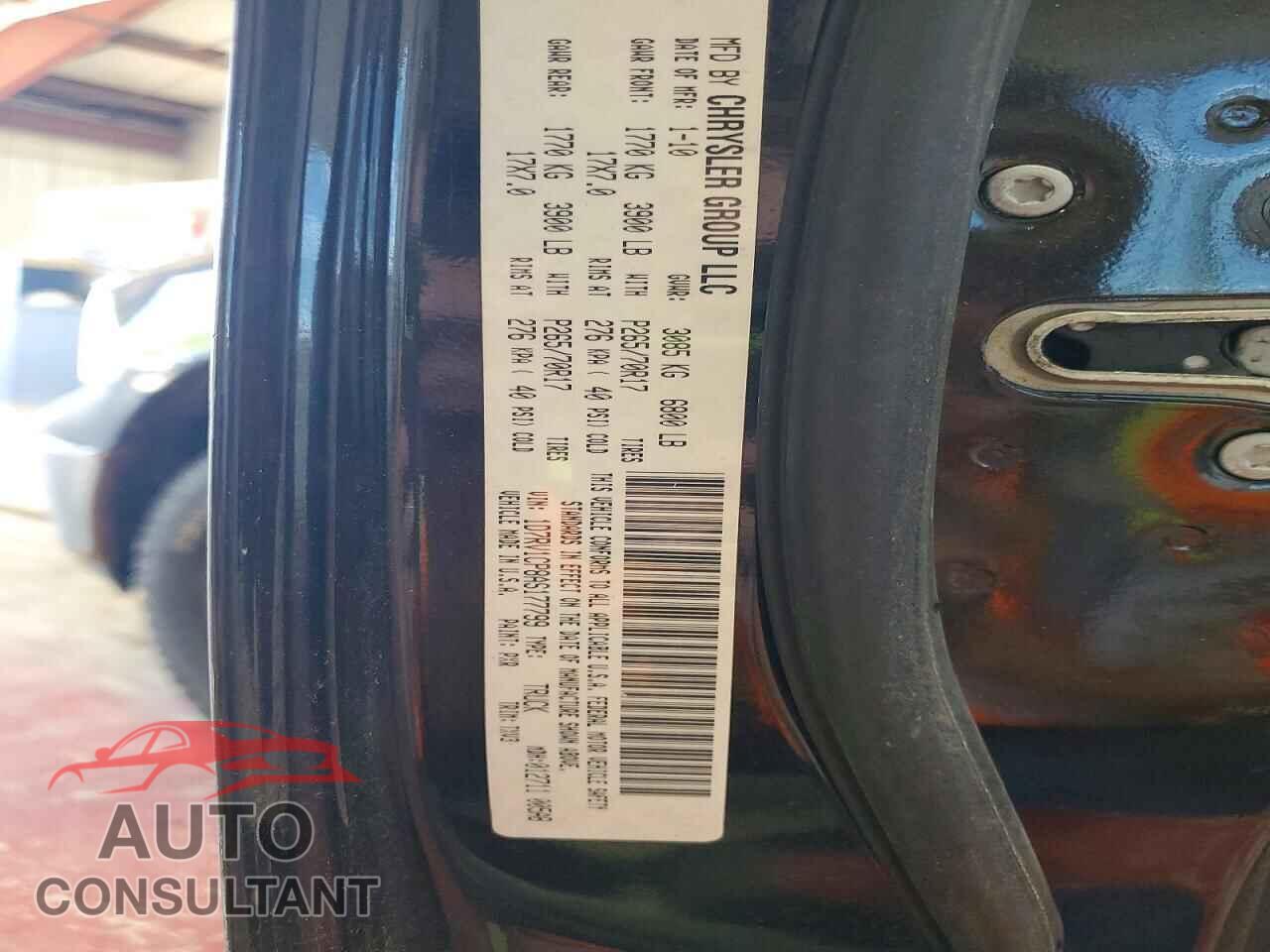 DODGE RAM 1500 2010 - 1D7RV1CP8AS177799